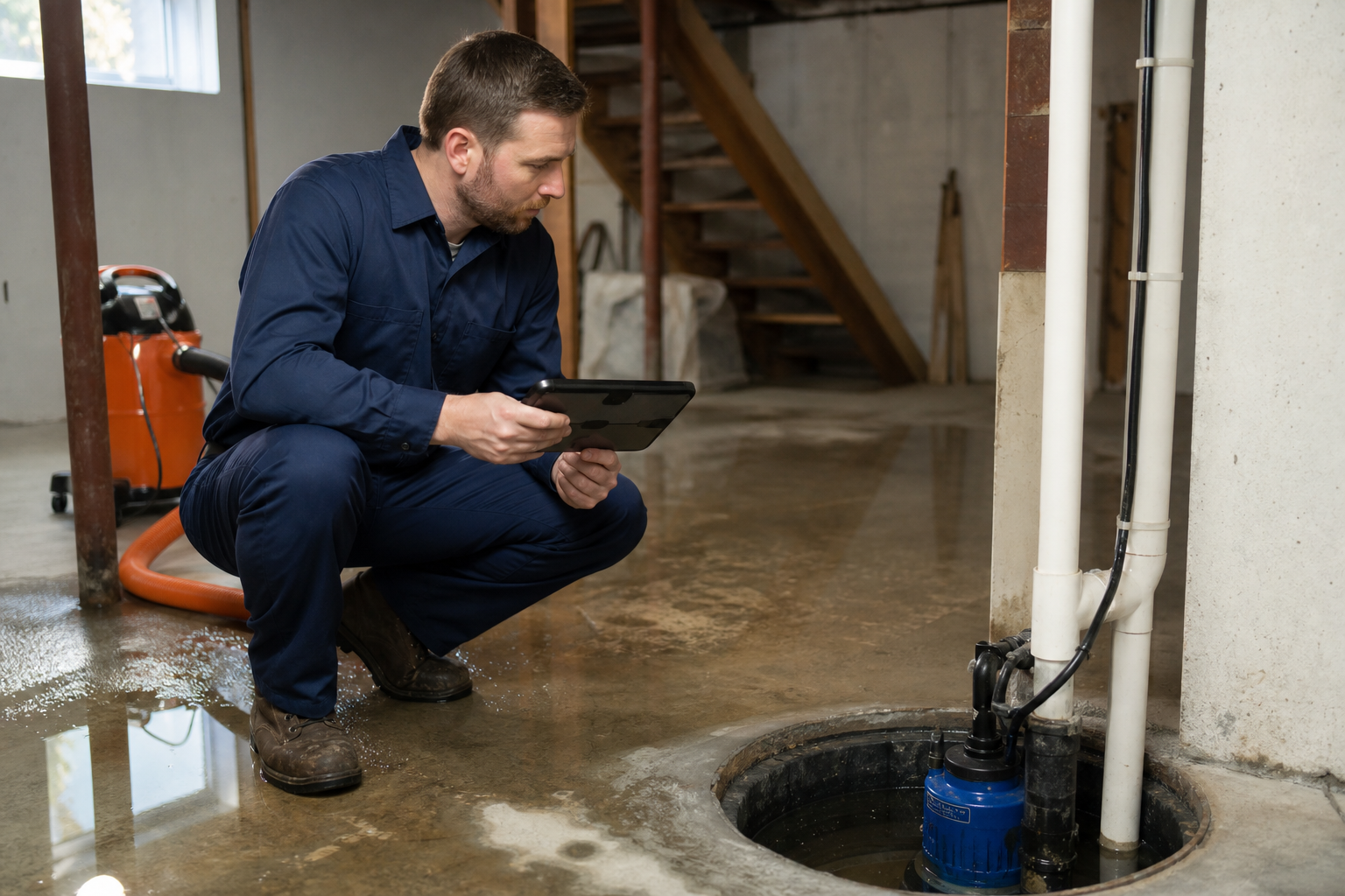 Local basement flooding cleanup help information and service options