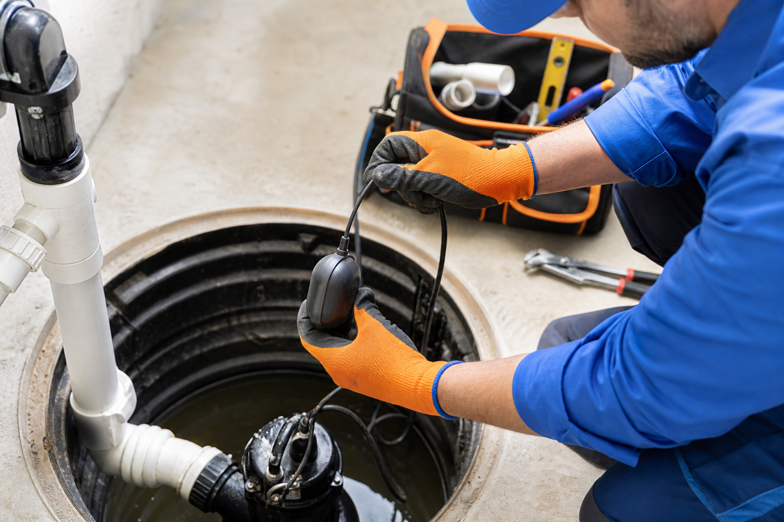 Sump Pump Float Switch Repair service help from Sump Pump Co.
