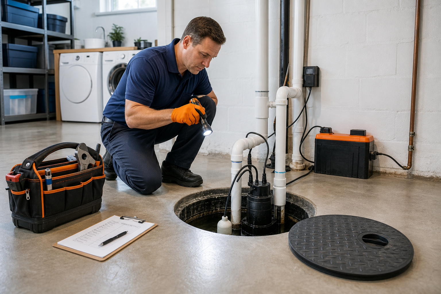Local sump pump inspection information and service options