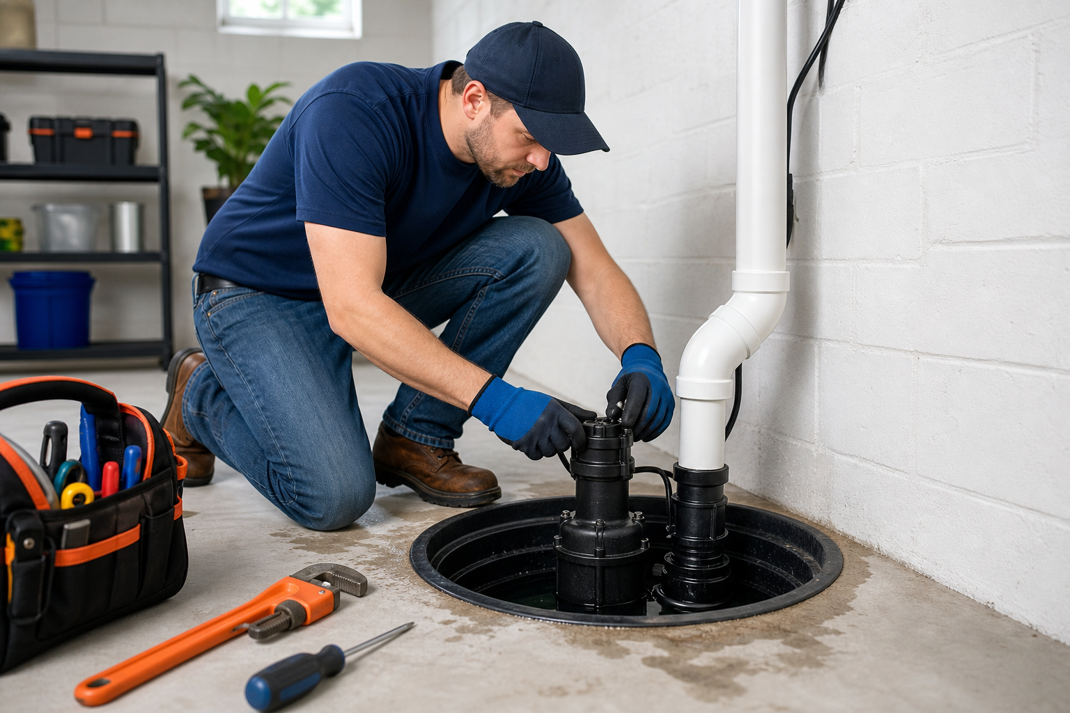 Sump Pump Installation service help from Sump Pump Co.