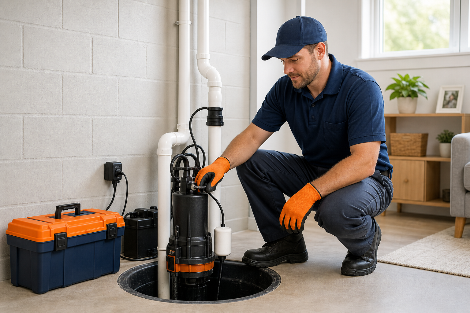 Sump Pump Maintenance referral service call support