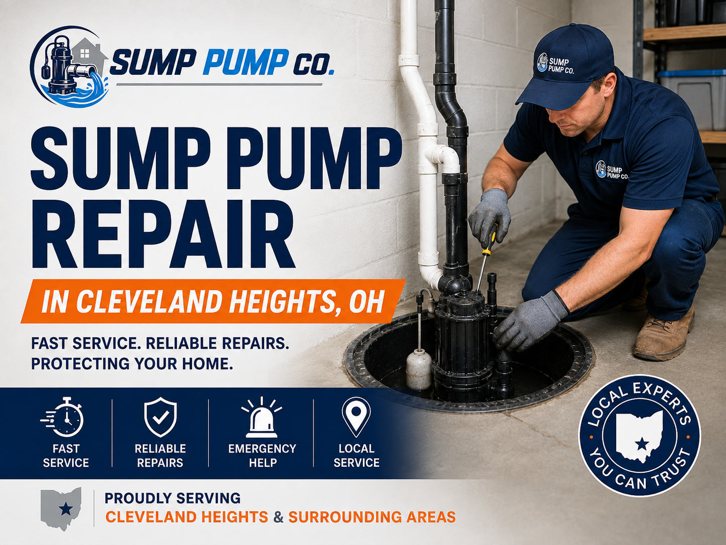 Sump Pump Repair in Cleveland Heights OH from Sump Pump Co.