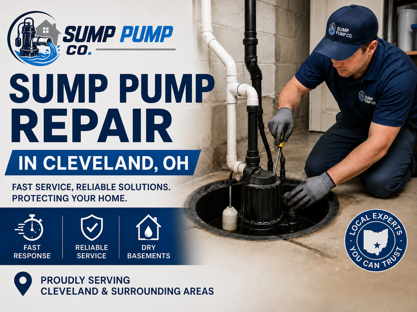 Sump Pump Repair in Cleveland OH from Sump Pump Co.