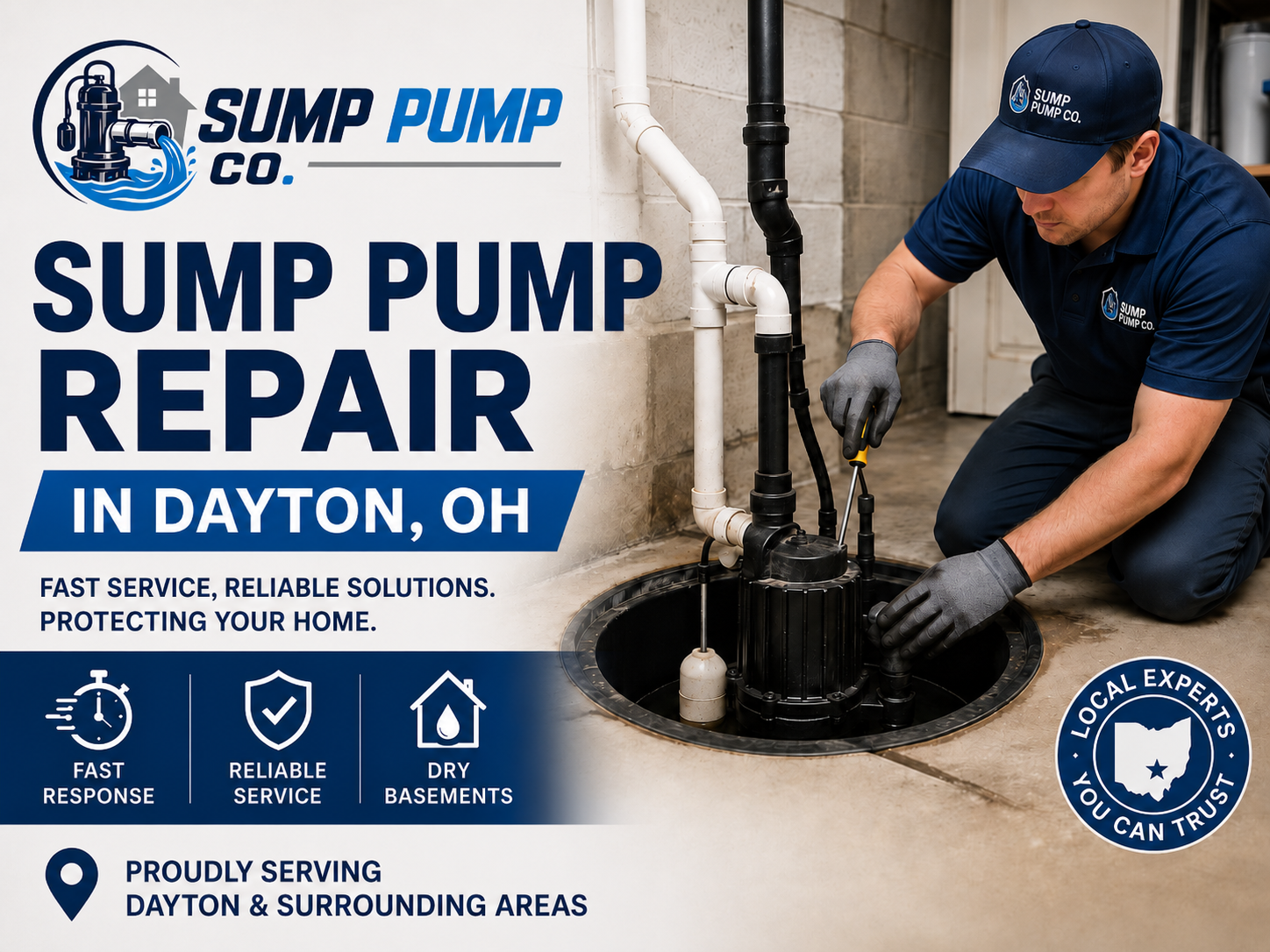 Sump Pump Repair in Dayton OH from Sump Pump Co.