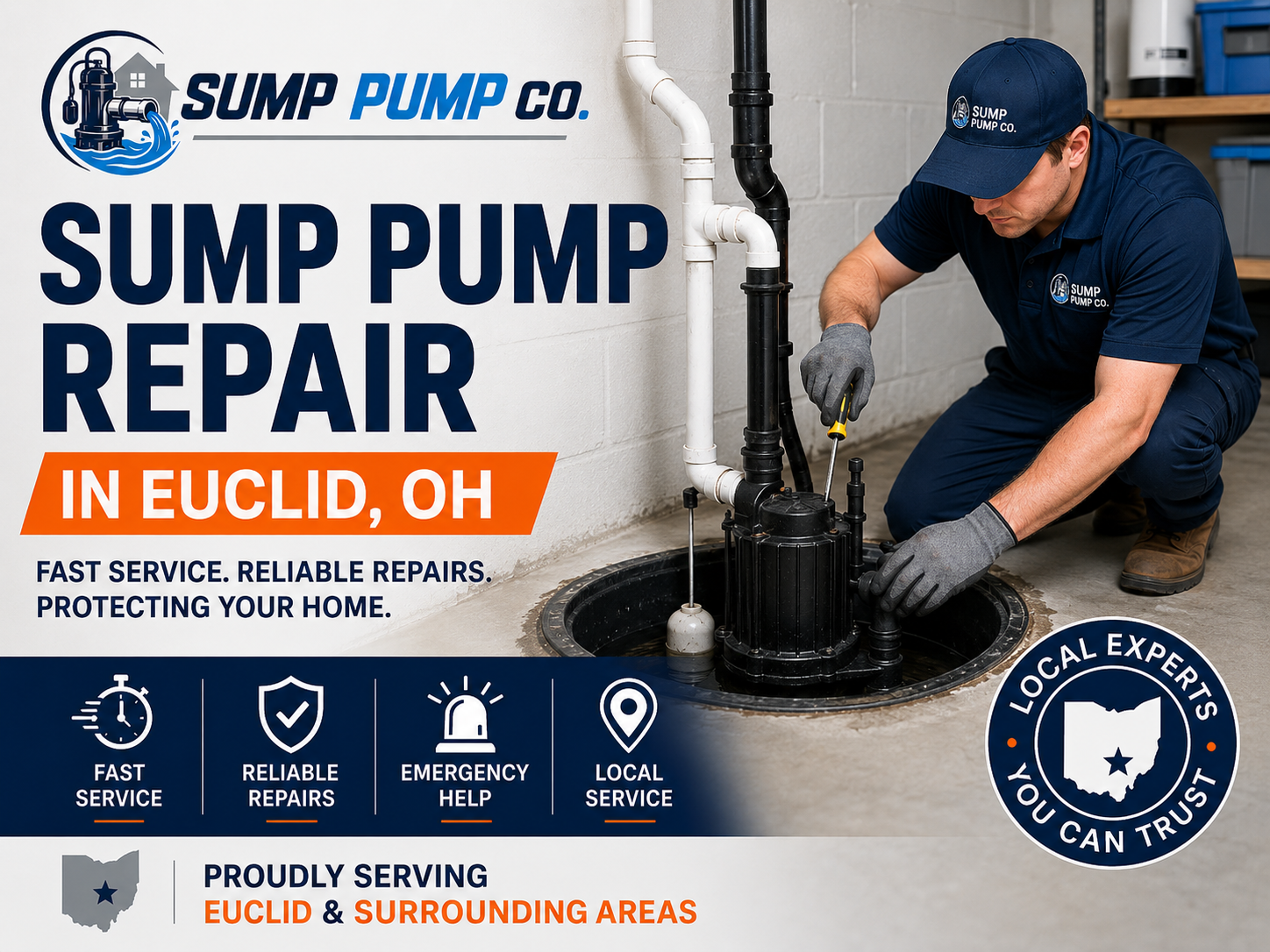 Sump Pump Repair in Euclid OH from Sump Pump Co.