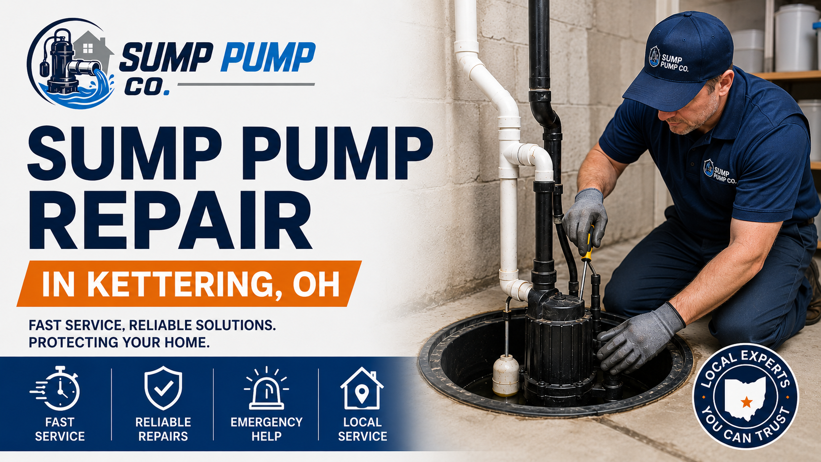 Sump Pump Repair in Kettering OH from Sump Pump Co.