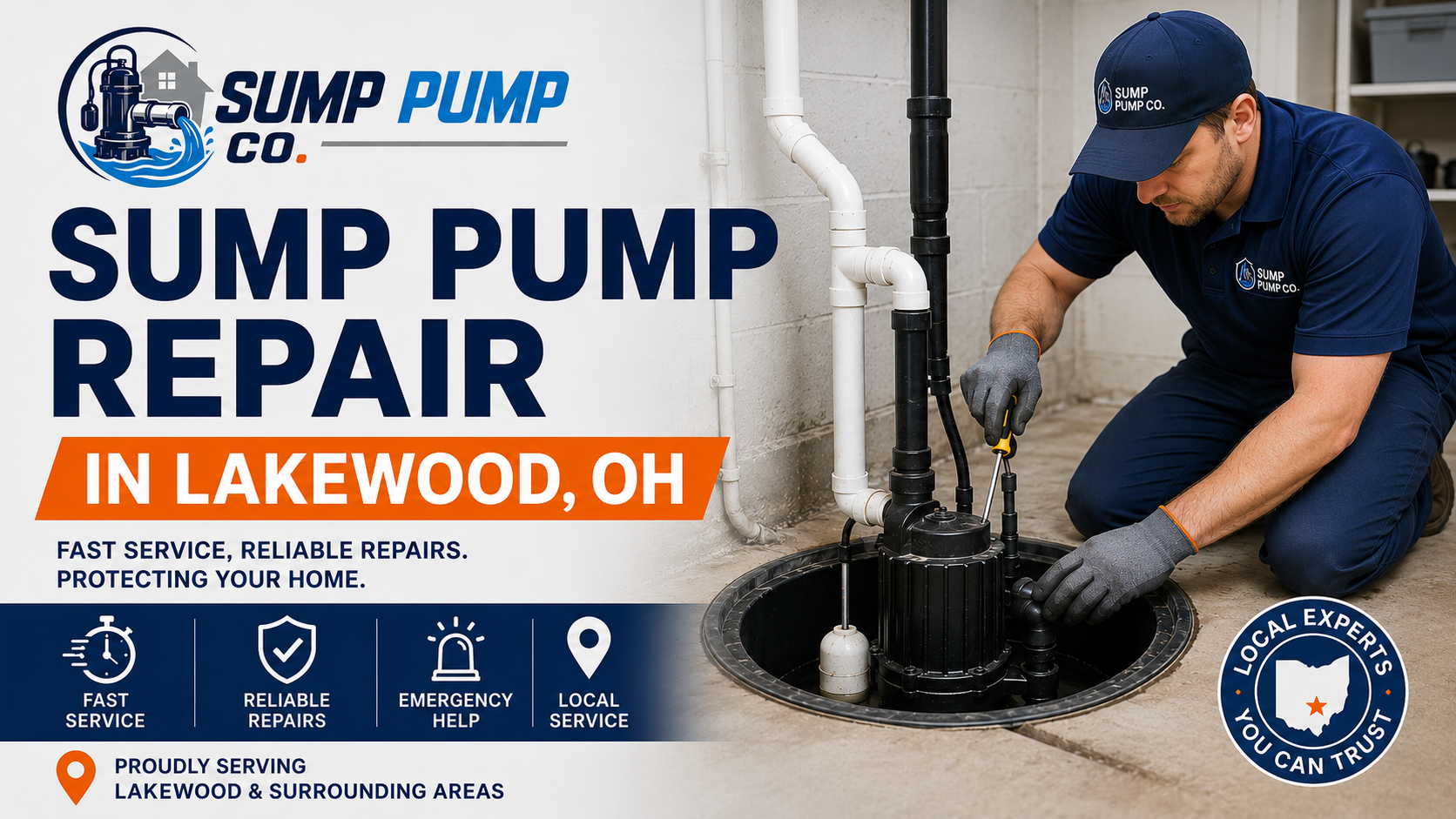 Sump Pump Repair in Lakewood OH from Sump Pump Co.