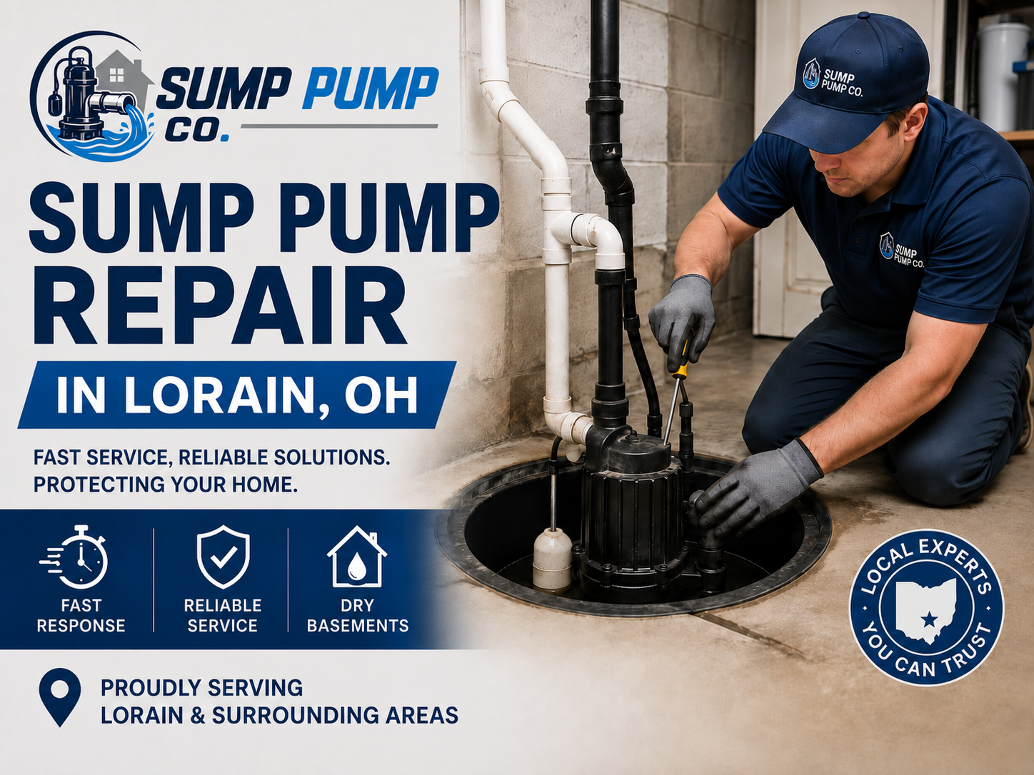 Sump Pump Repair in Lorain OH from Sump Pump Co.