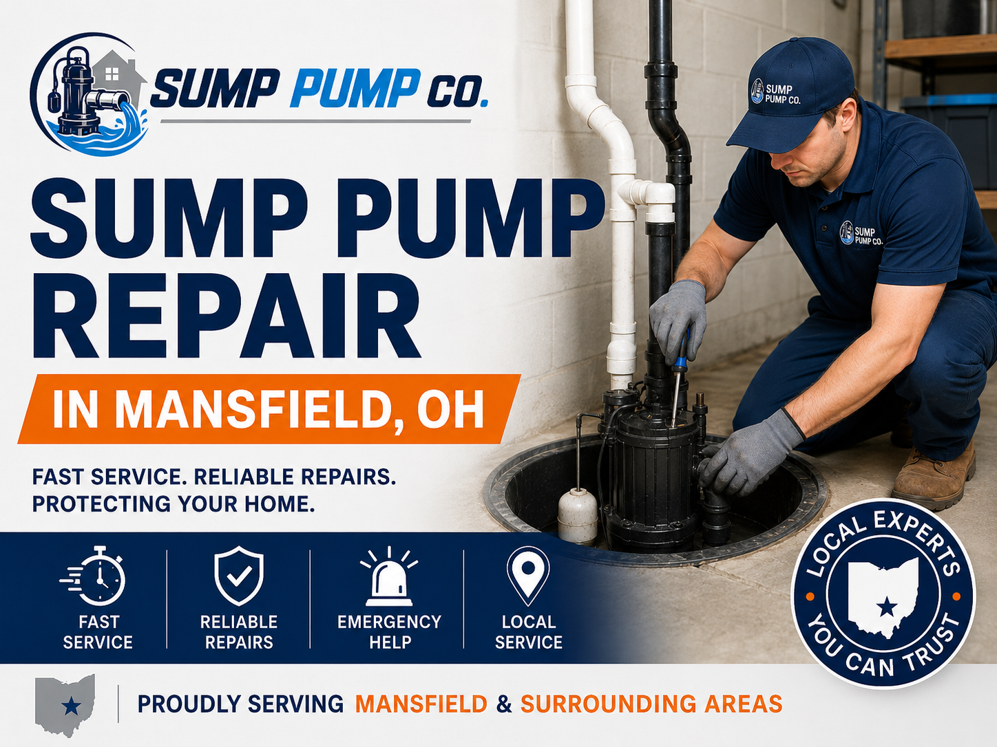 Sump Pump Repair in Mansfield OH from Sump Pump Co.