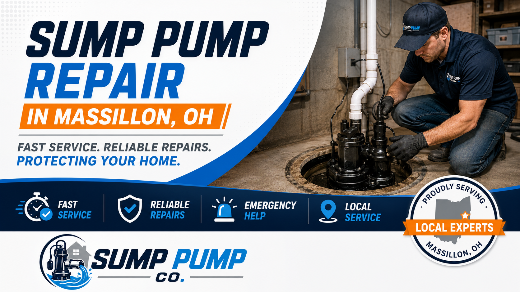 Sump Pump Repair in Massillon OH from Sump Pump Co.
