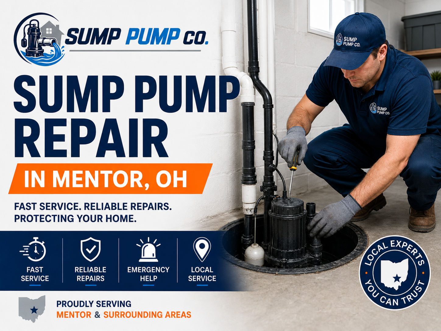 Sump Pump Repair in Mentor OH from Sump Pump Co.