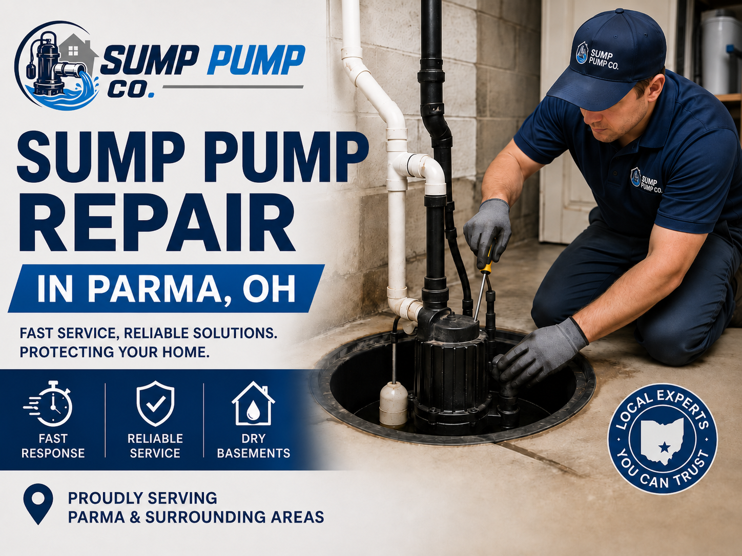 Sump Pump Repair in Parma OH from Sump Pump Co.