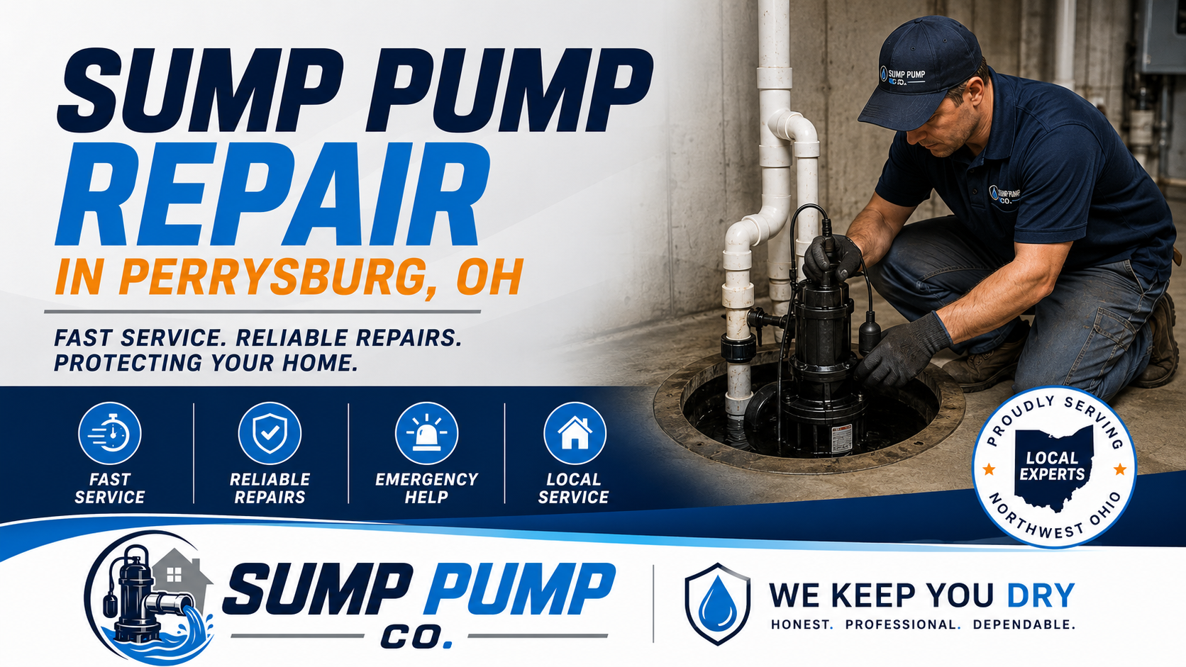 Sump Pump Repair in Perrysburg OH from Sump Pump Co.