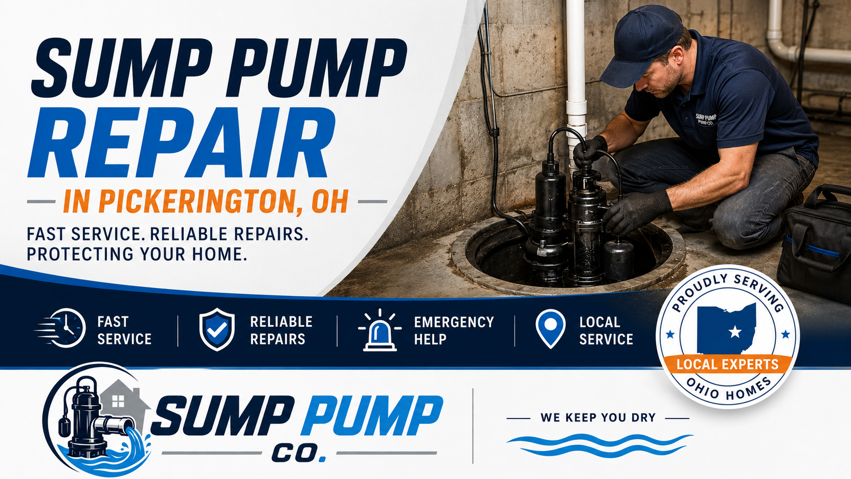 Sump Pump Repair in Pickerington OH from Sump Pump Co.