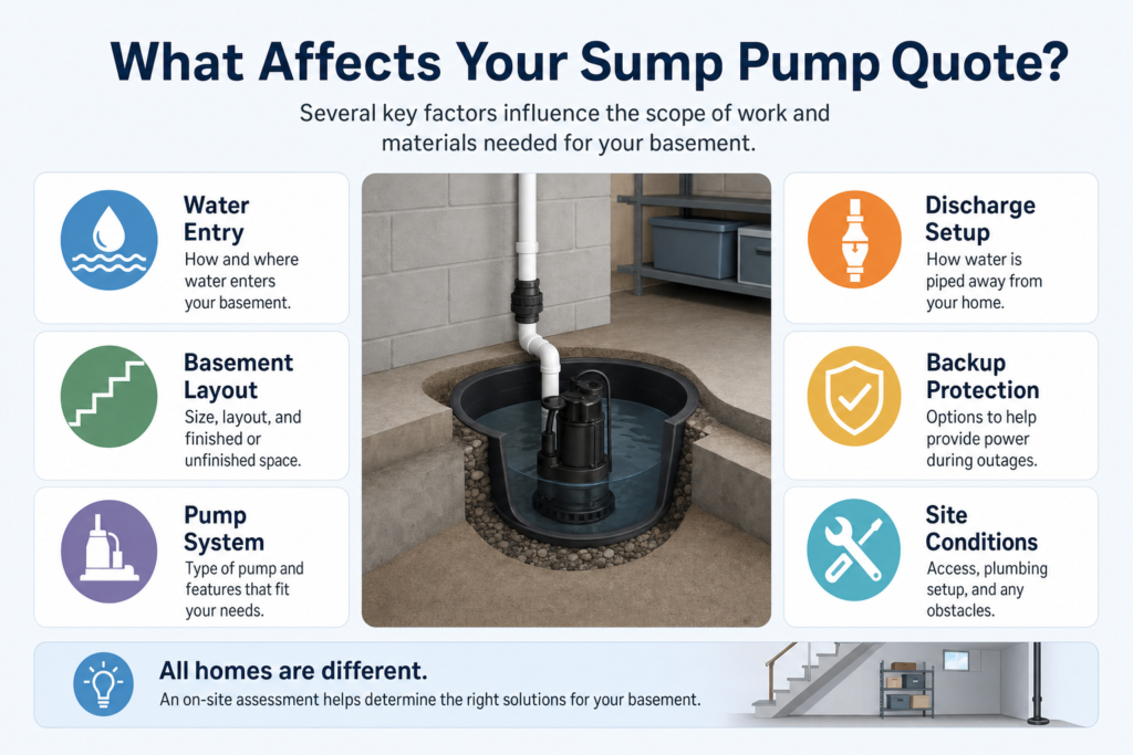 Factors that can affect sump pump cost guides