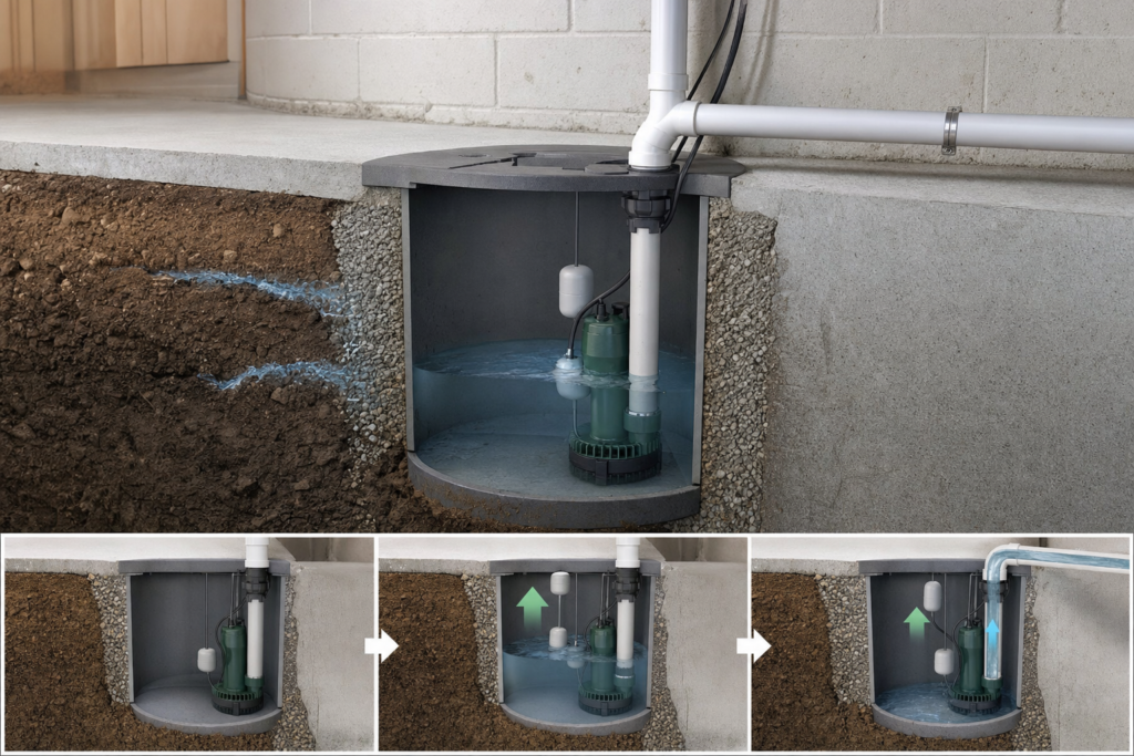 Sumppumpco How Do Sump Pumps Work Main