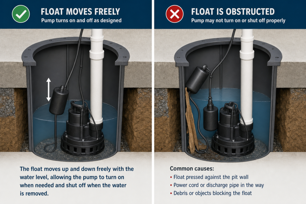 Sumppumpco Sump Pump Float Switch Problems Stuck Float