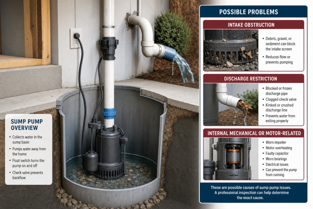 Sumppumpco Sump Pump Hums But Does Not Pump Diagnosis
