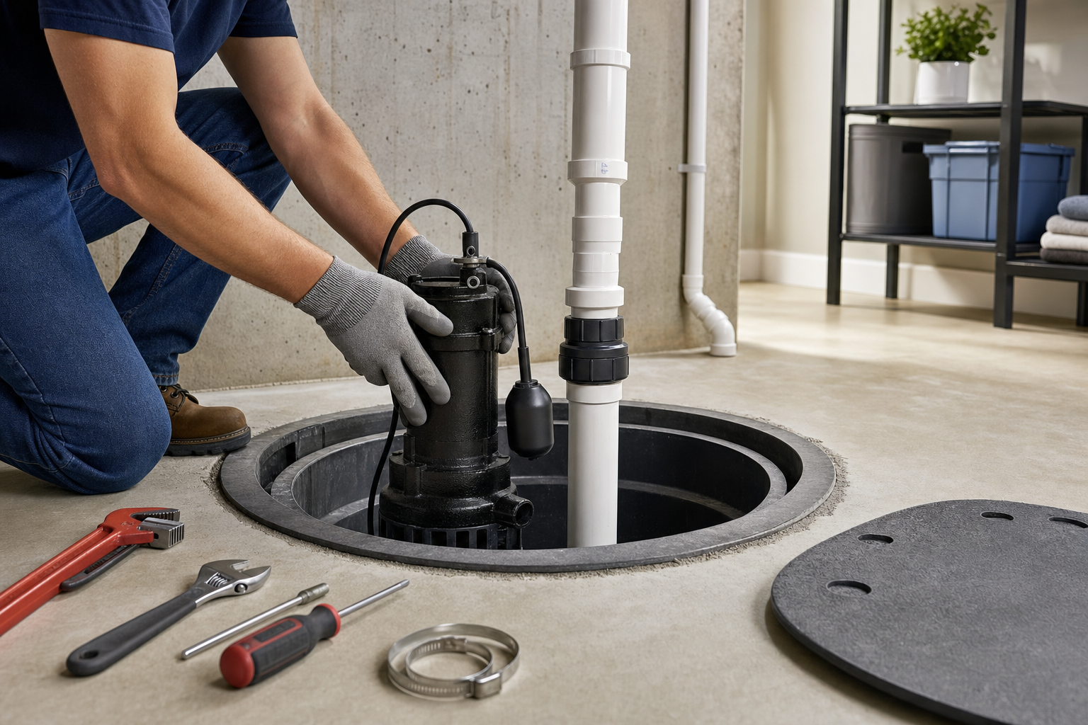 Sump Pump Installation image placeholder