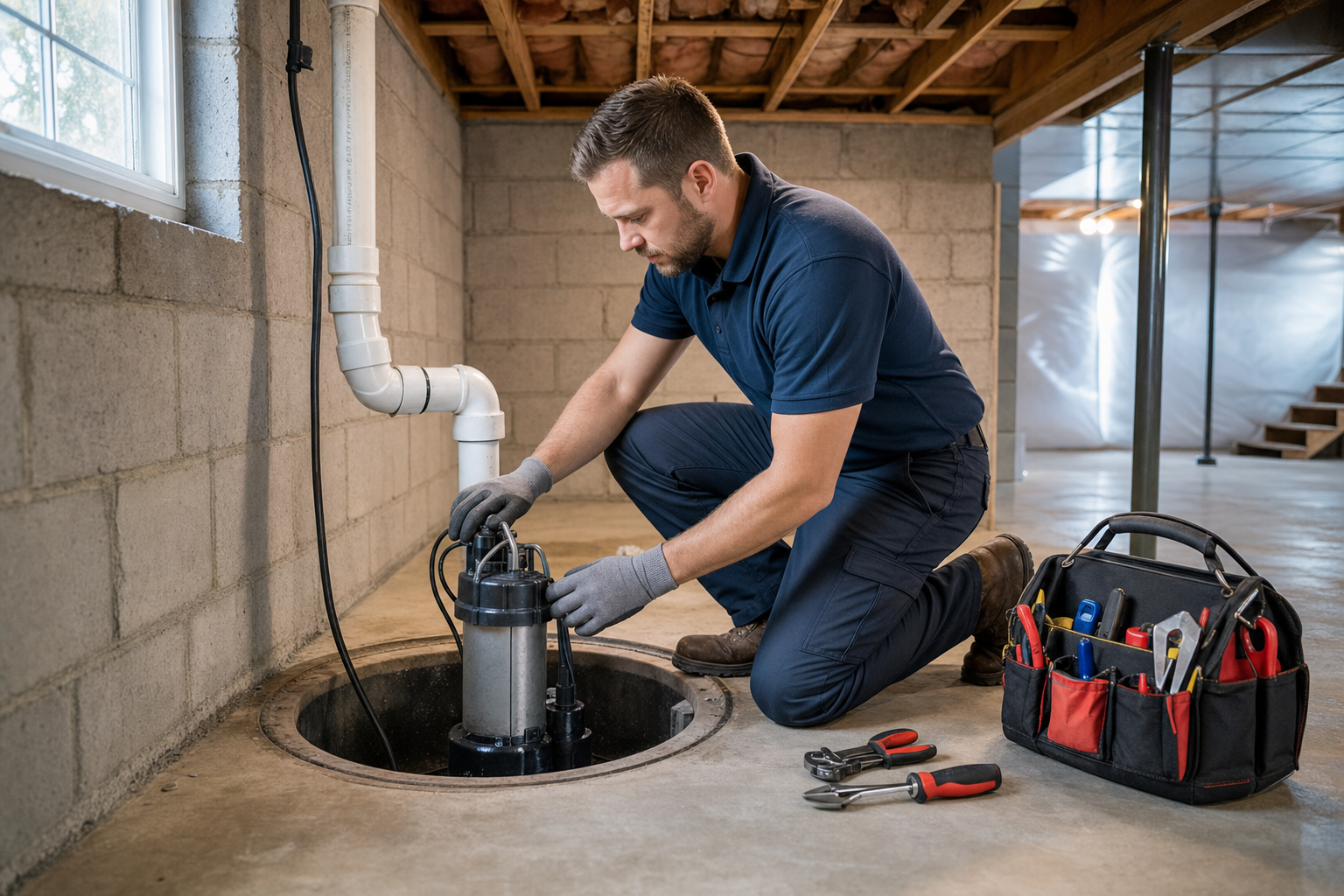 Local sump pump repair information and service options in Akron OH