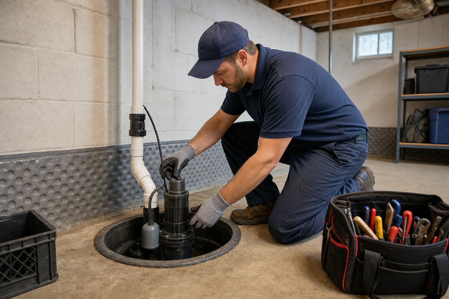 Local sump pump repair information and service options in Beavercreek OH