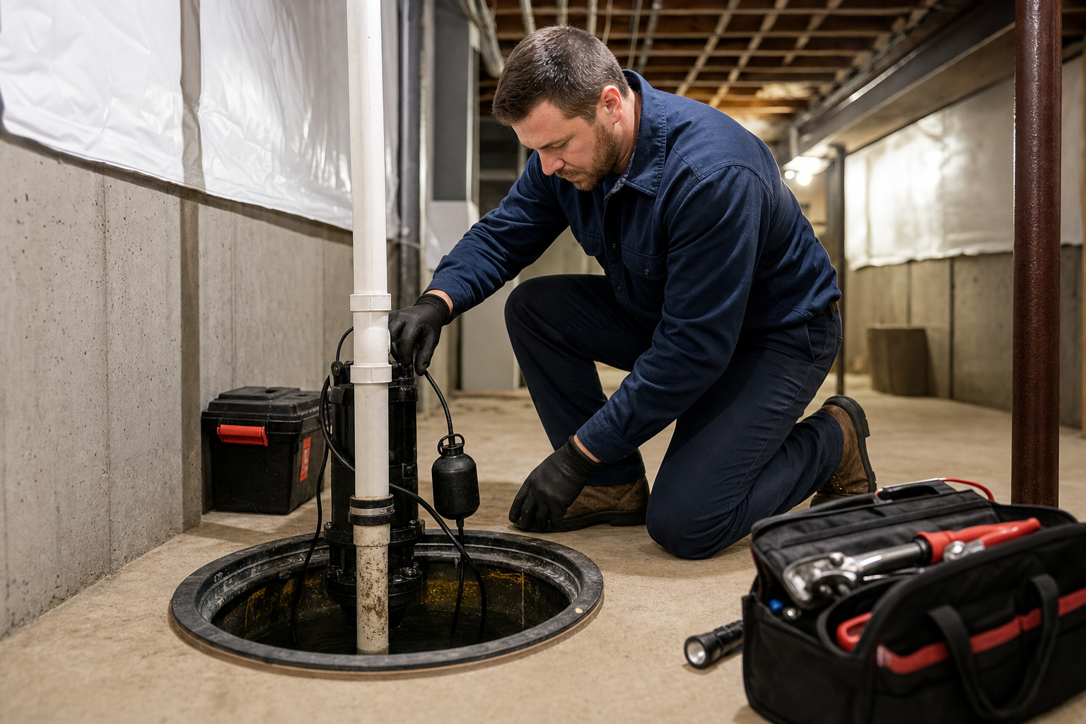 Local sump pump repair information and service options in Canton OH