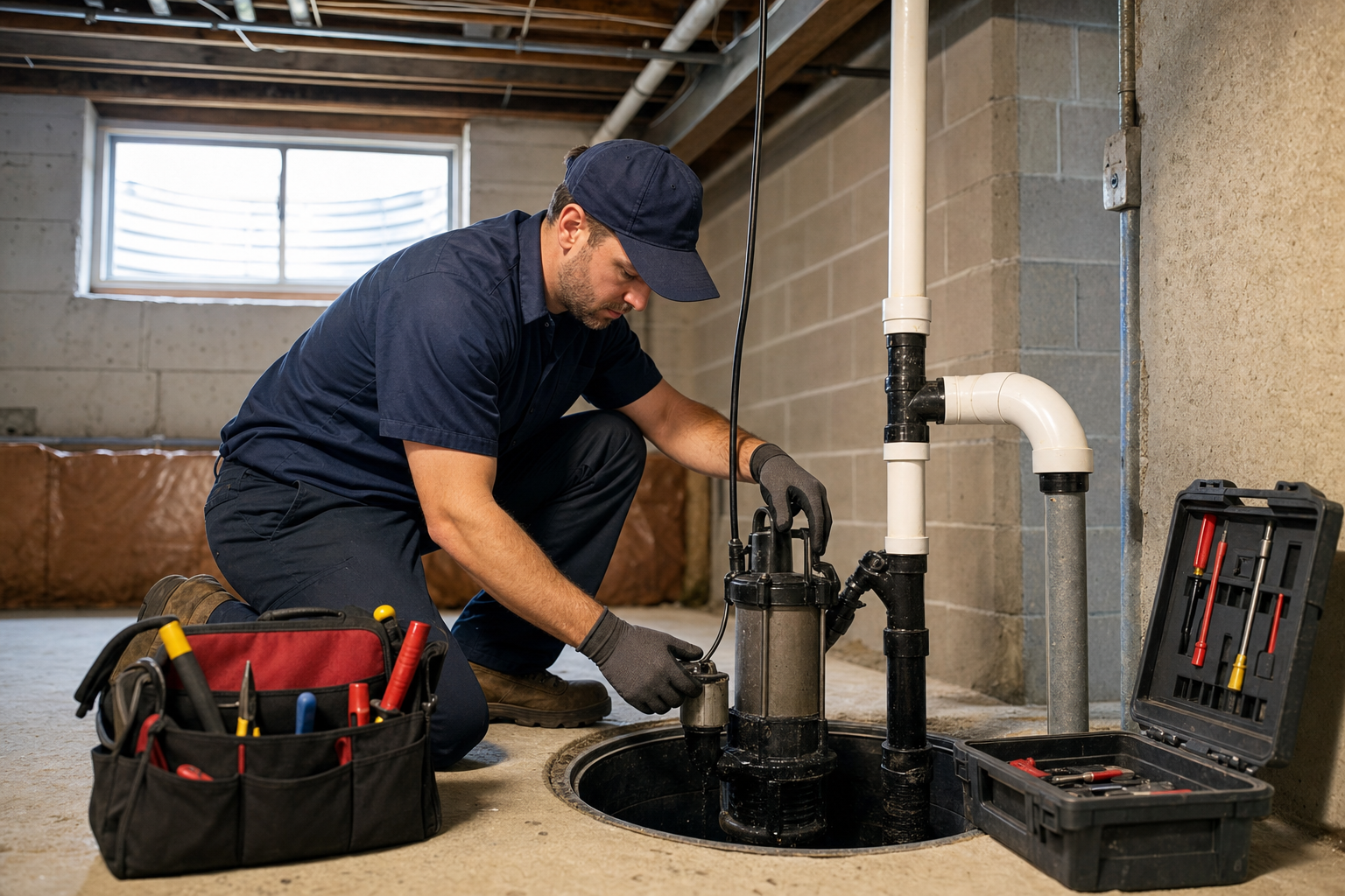 Local sump pump repair information and service options in Cuyahoga Falls OH