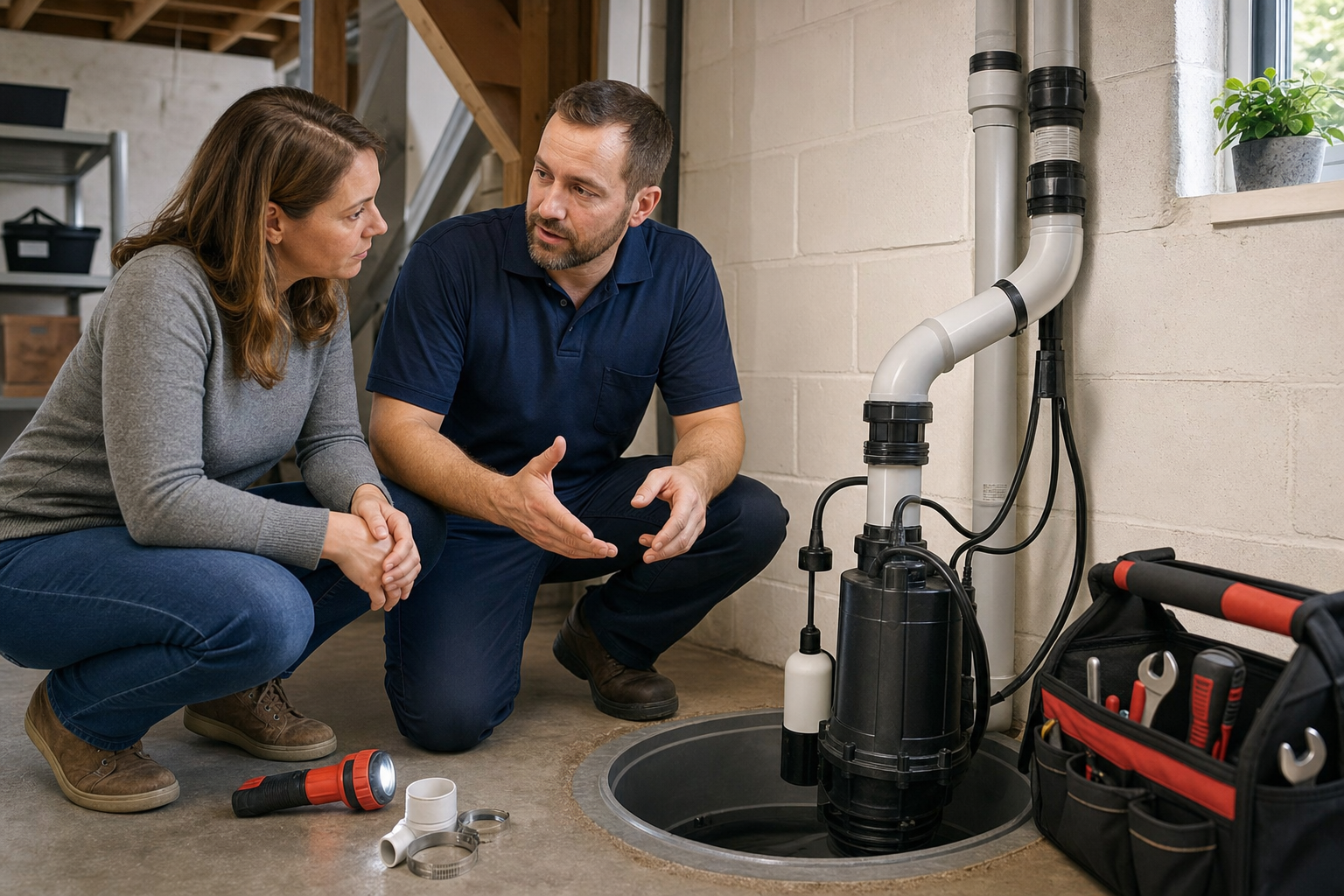 Sump Pump Repair referral service support in Dayton OH