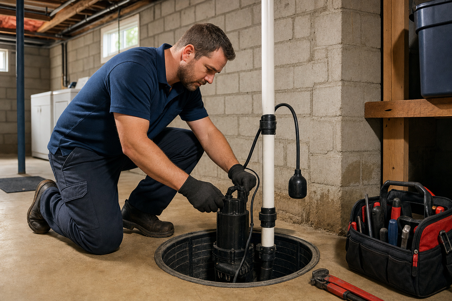 Local sump pump repair information and service options in Dublin OH