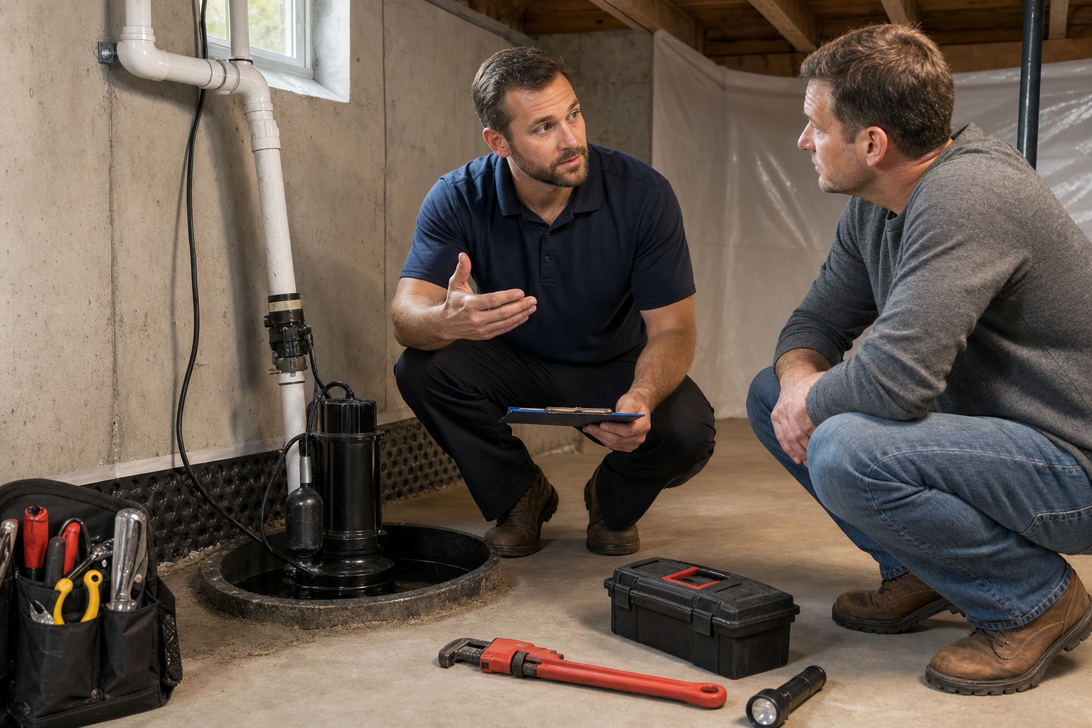 Sump Pump Repair referral service support in Elyria OH