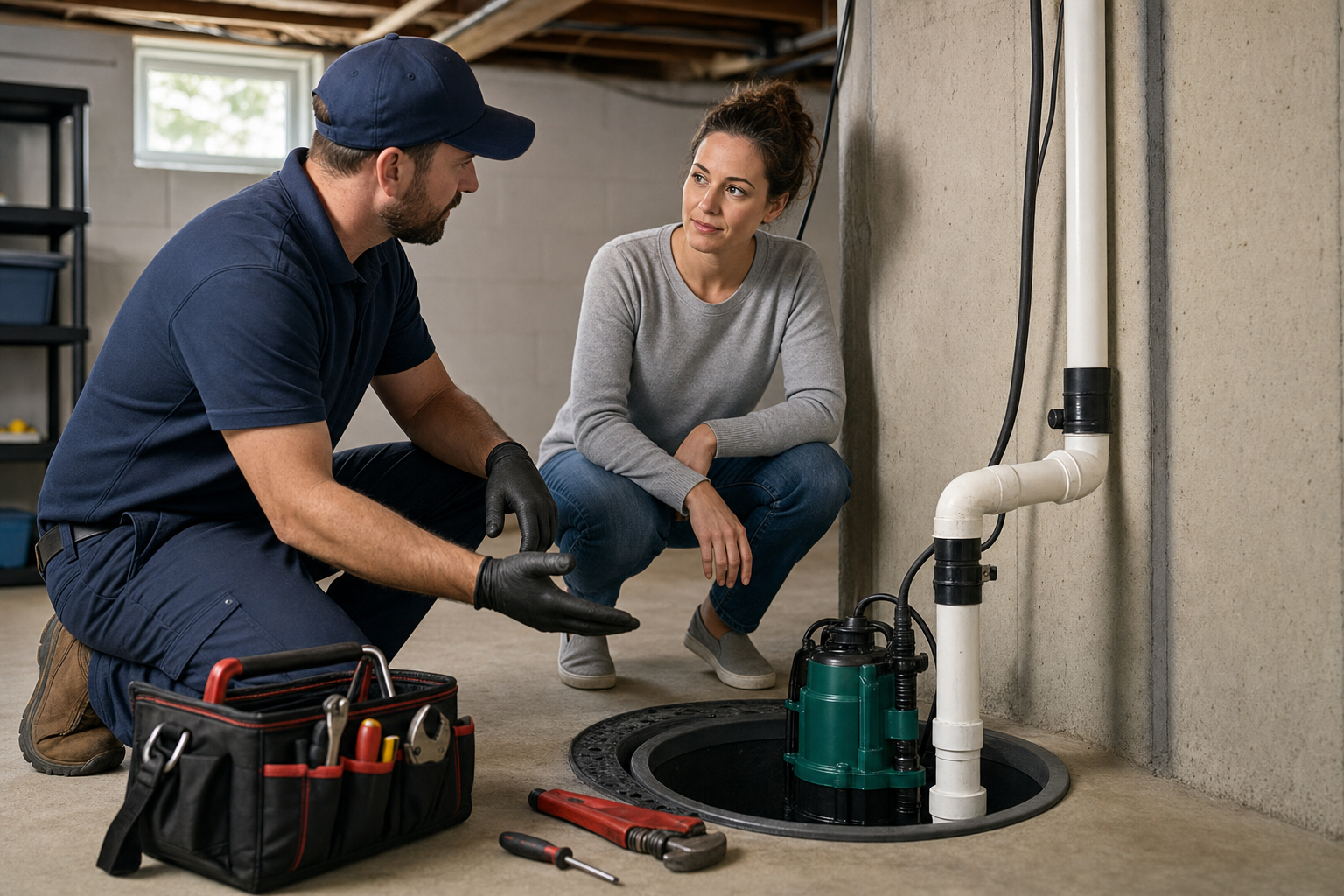 Sump Pump Repair referral service support in Euclid OH