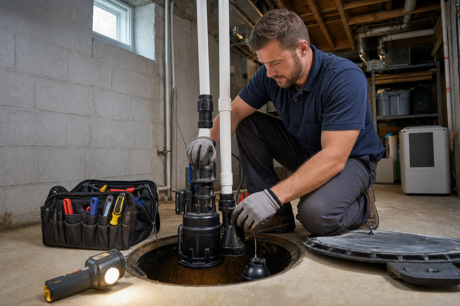 Local sump pump repair information and service options in Kettering OH