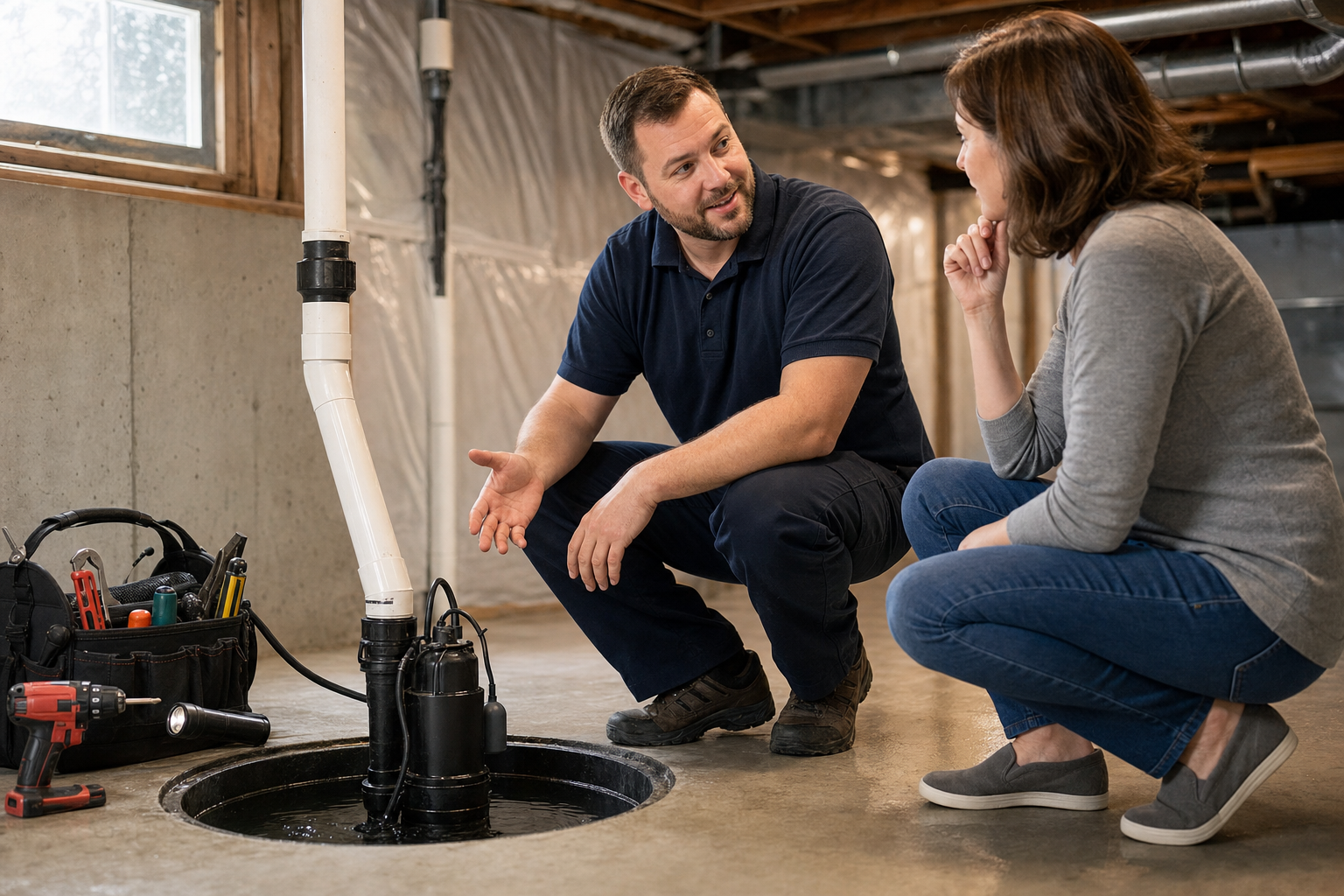Sump Pump Repair referral service support in Kettering OH