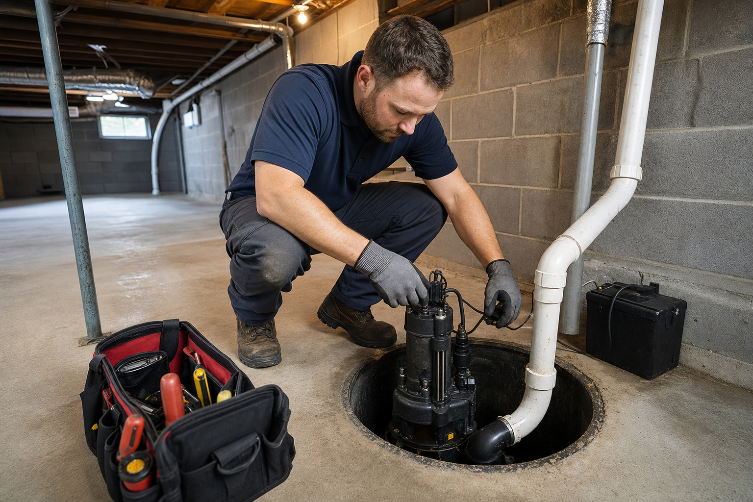 Local sump pump repair information and service options in Lancaster OH