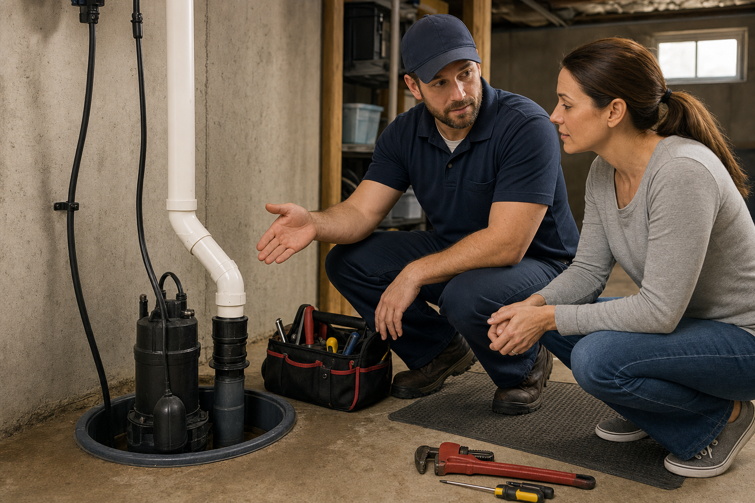 Sump Pump Repair referral service support in Lorain OH