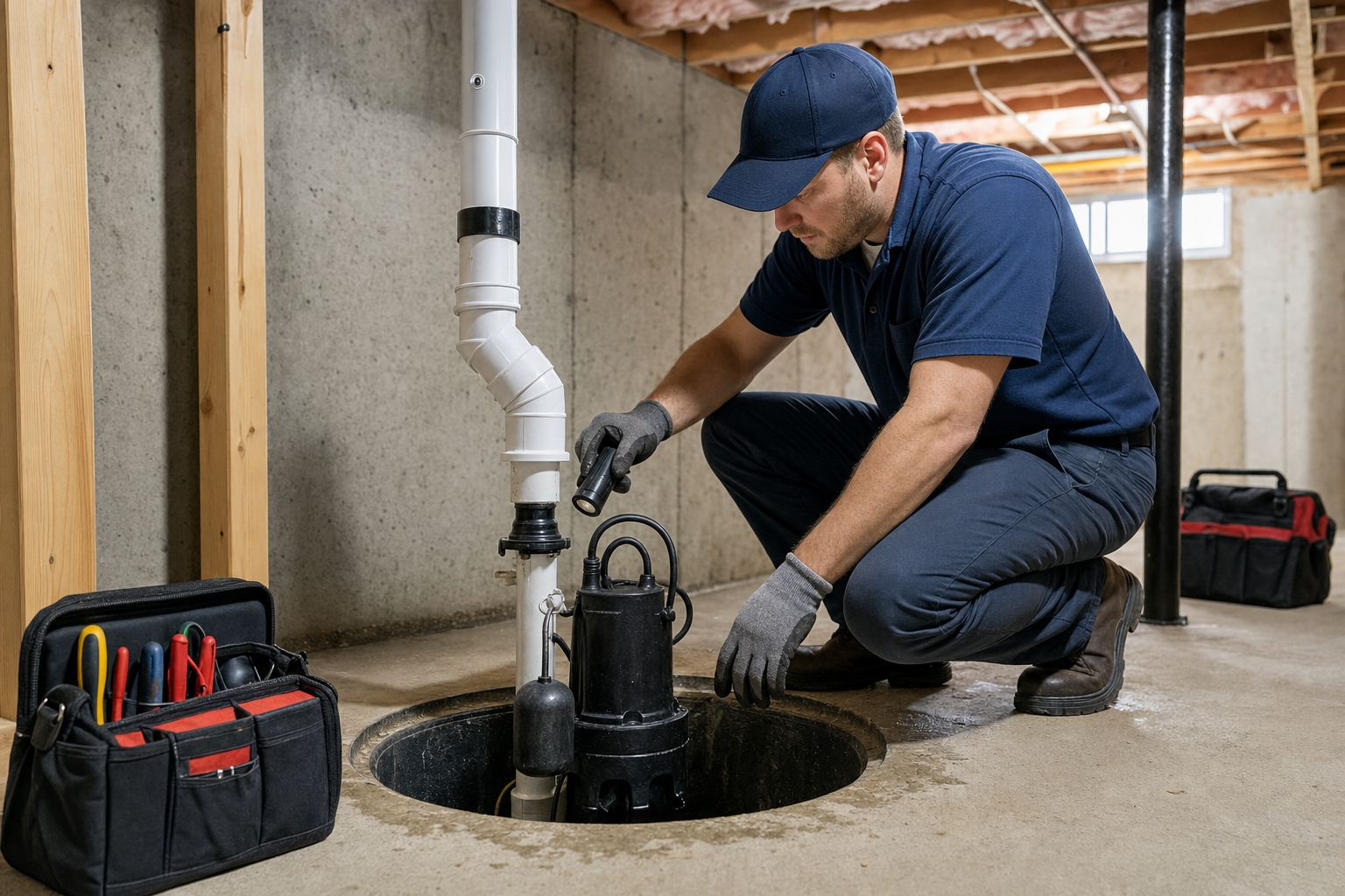 Local sump pump repair information and service options in Marysville OH