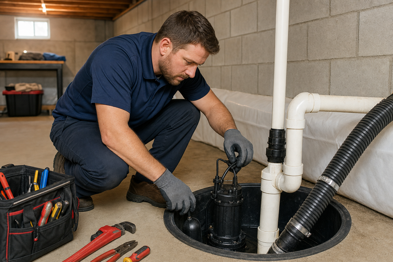 Local sump pump repair information and service options in Mason OH