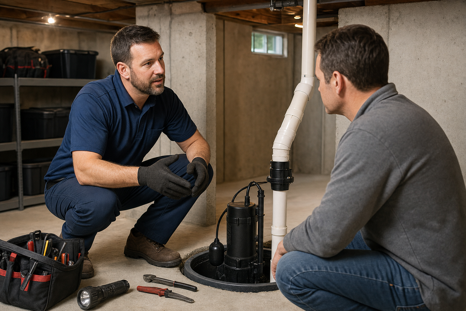 Sump Pump Repair referral service support in Massillon OH