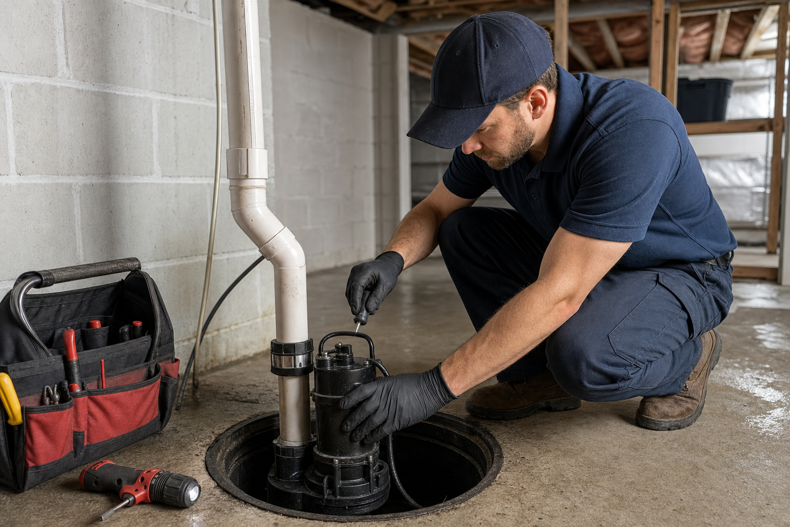 Local sump pump repair information and service options in Middletown OH