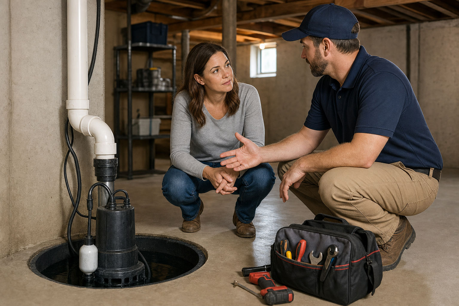 Sump Pump Repair referral service support in Middletown OH