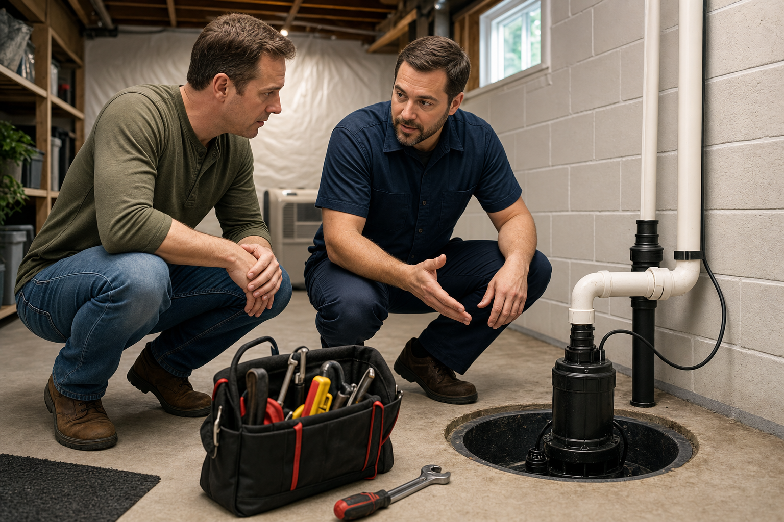 Sump Pump Repair referral service support in North Ridgeville OH