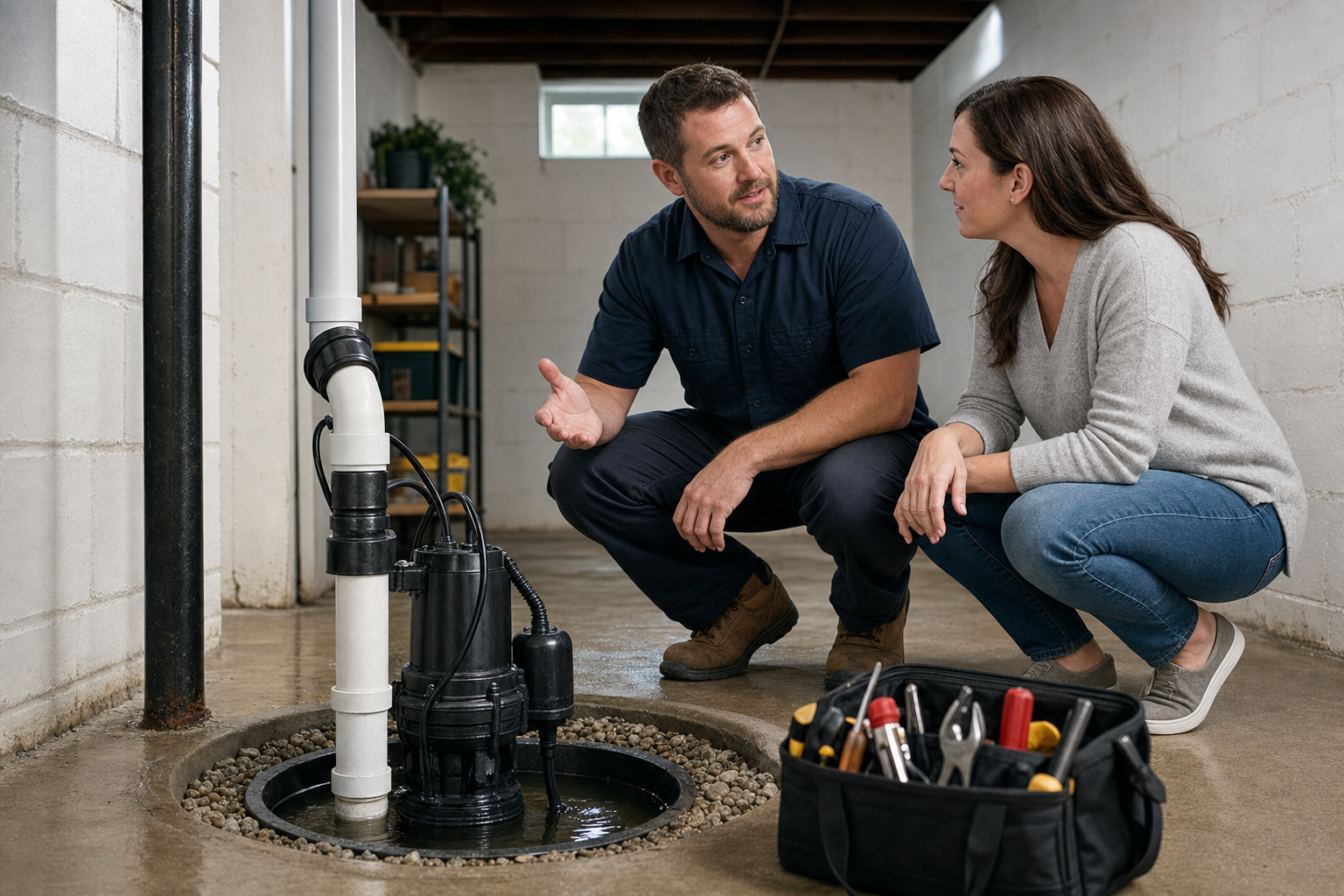 Sump Pump Repair referral service support in Parma OH