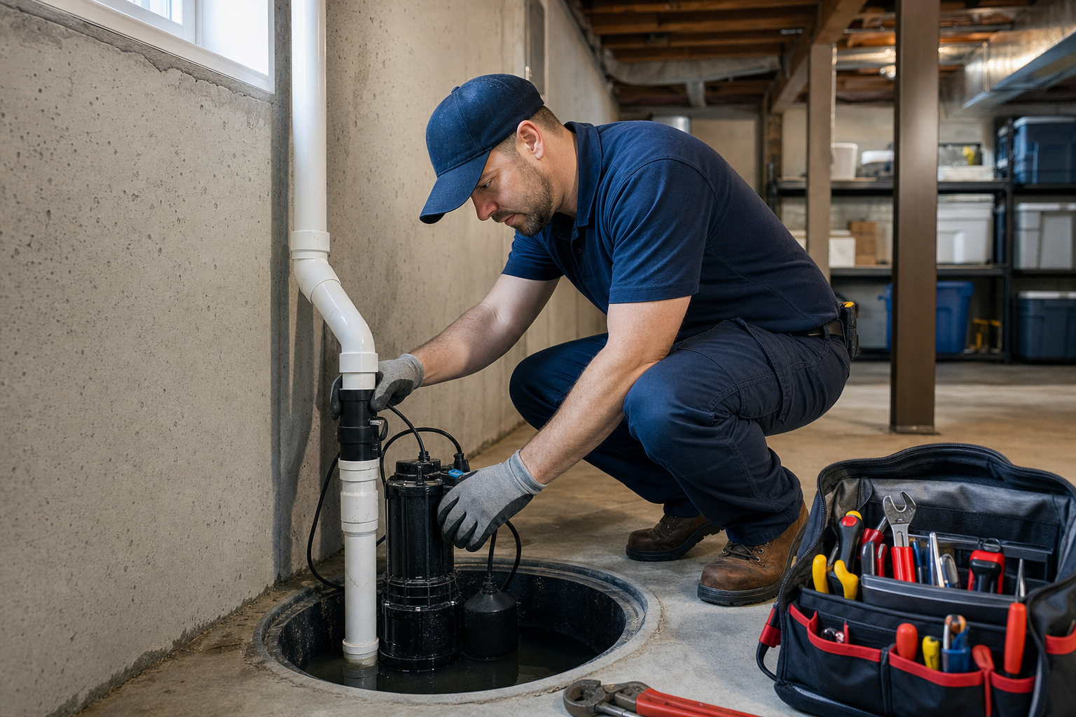 Local sump pump repair information and service options in Pickerington OH
