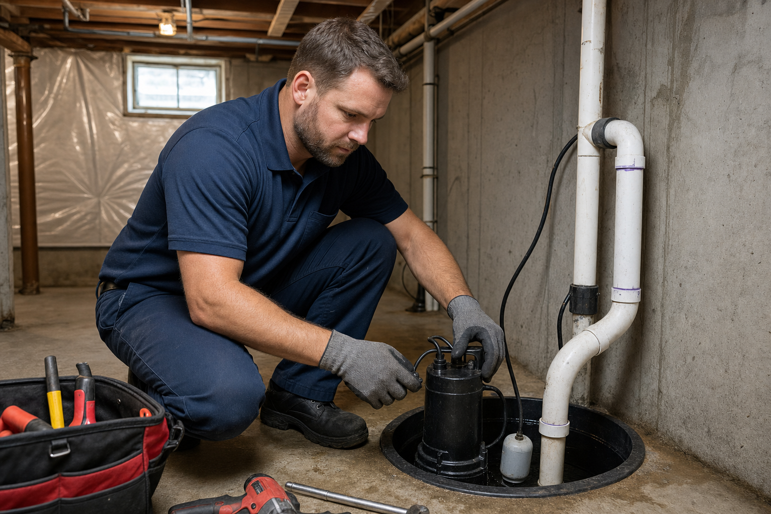 Local sump pump repair information and service options in Springfield OH