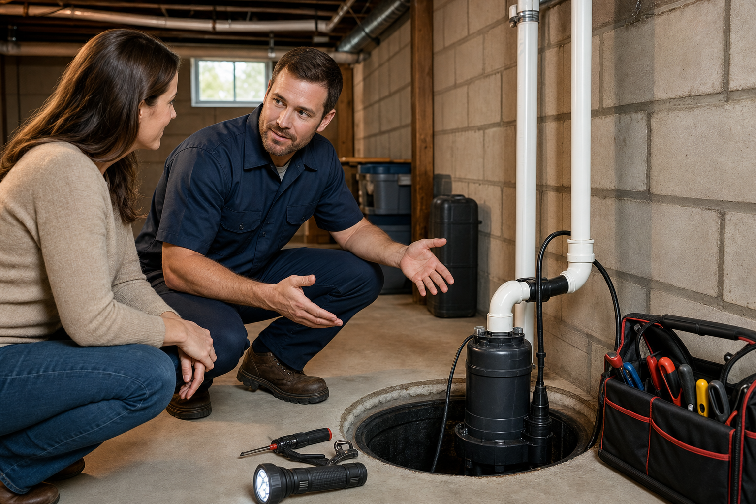 Sump Pump Repair referral service support in Strongsville OH
