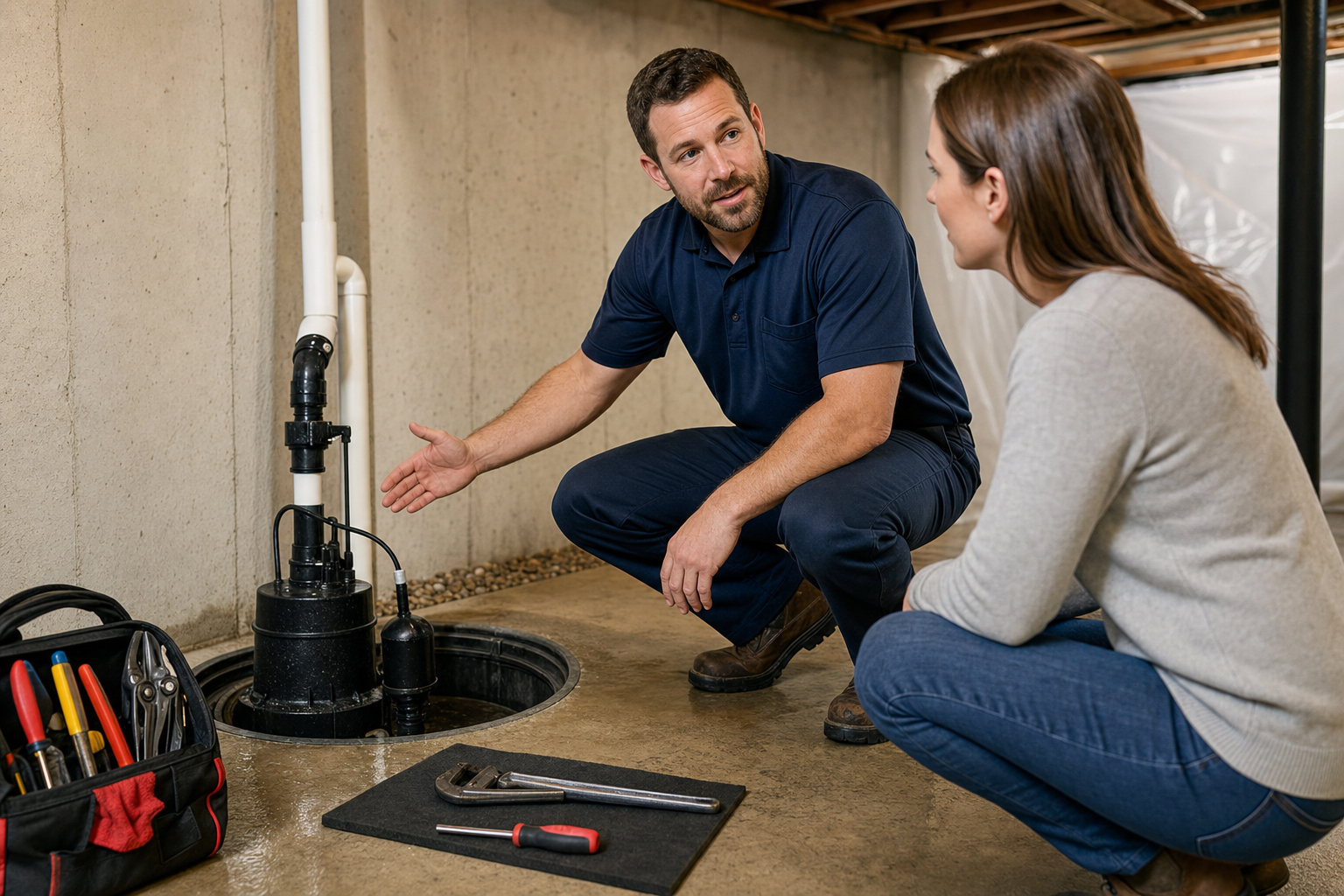 Sump Pump Repair referral service support in Upper Arlington OH