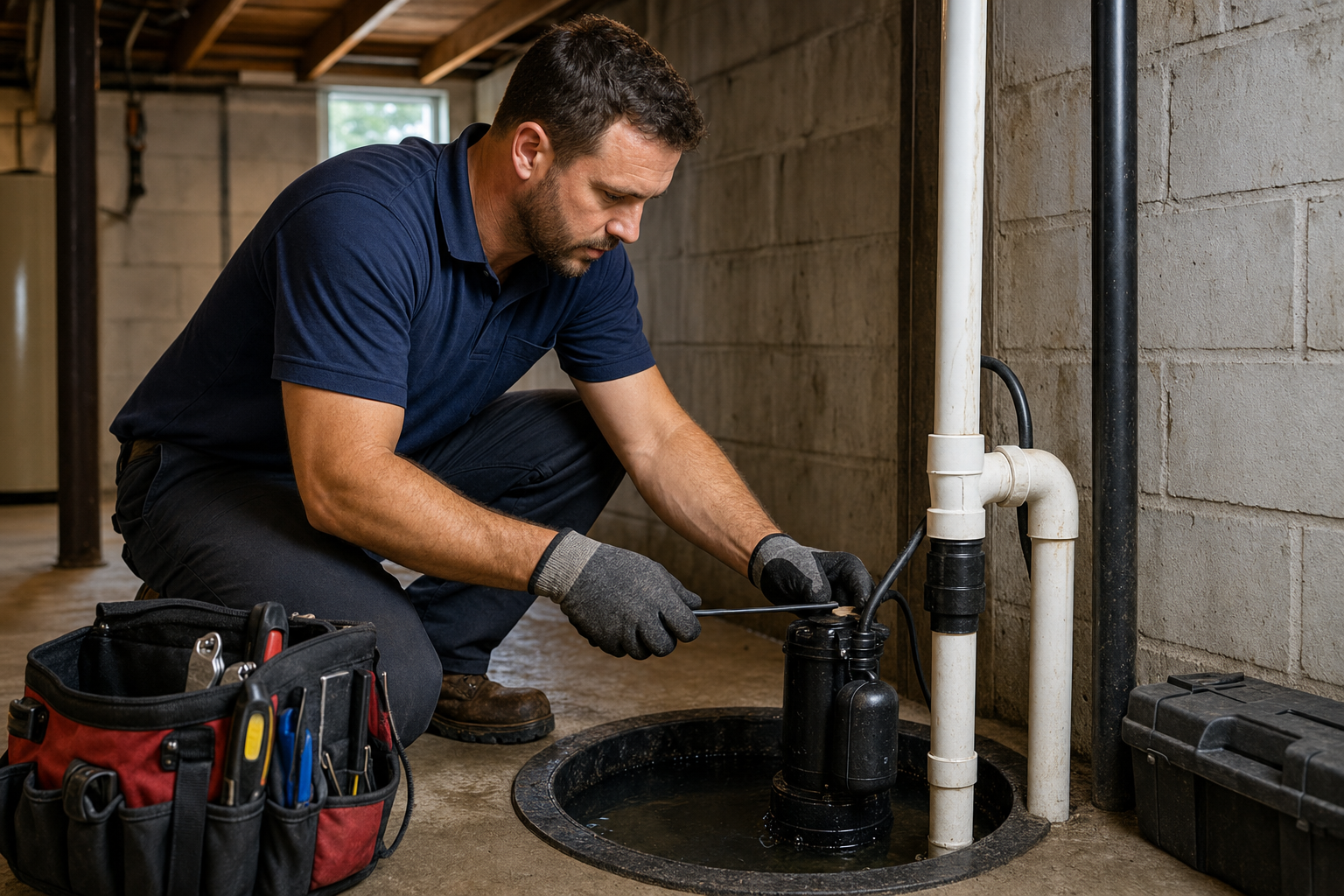 Local sump pump repair information and service options in Youngstown OH