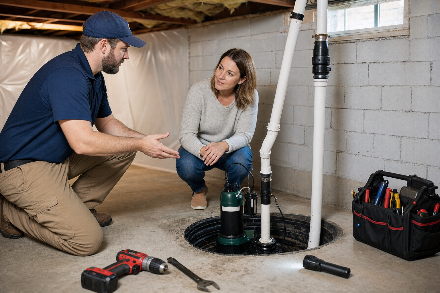Sump Pump Repair referral service support in Youngstown OH